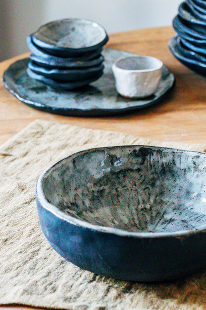 Black Indra Salad Bowl -  - Studio Agni - Cornwall