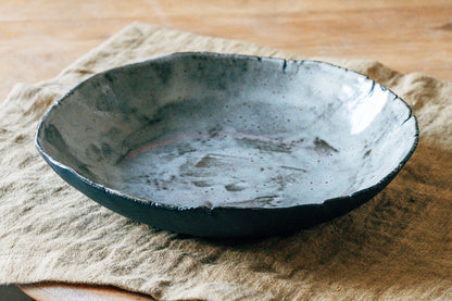 Black Indra Serving Bowl -  - Studio Agni - Cornwall